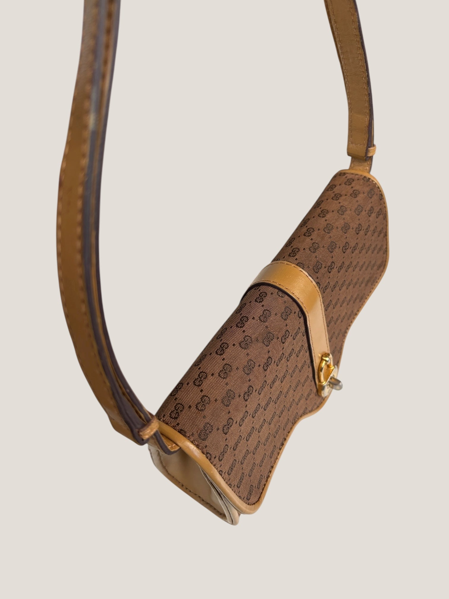 Gucci GG Canvas Miele Shoulder Bag