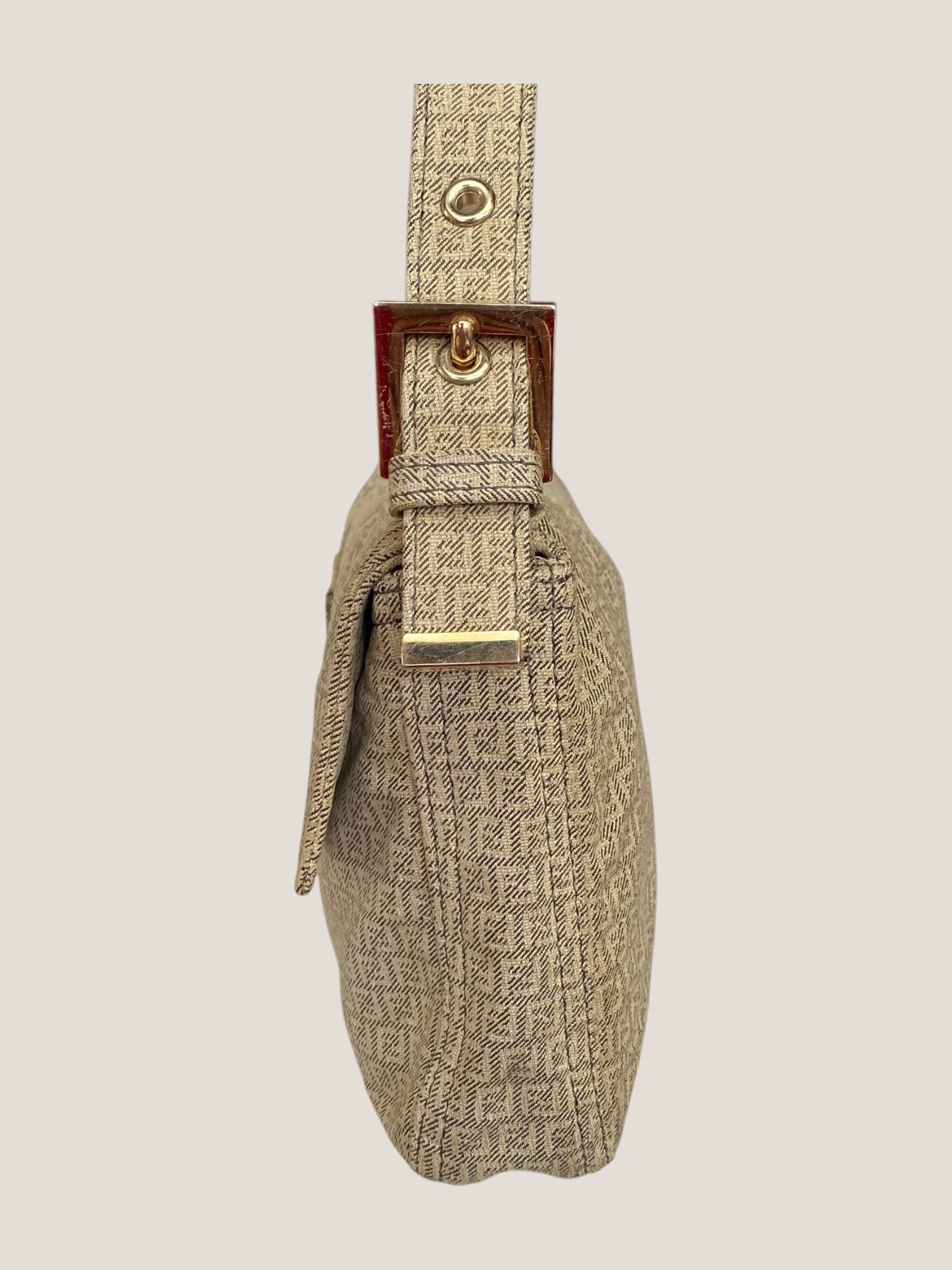 Fendi baguette in tessuto monogram