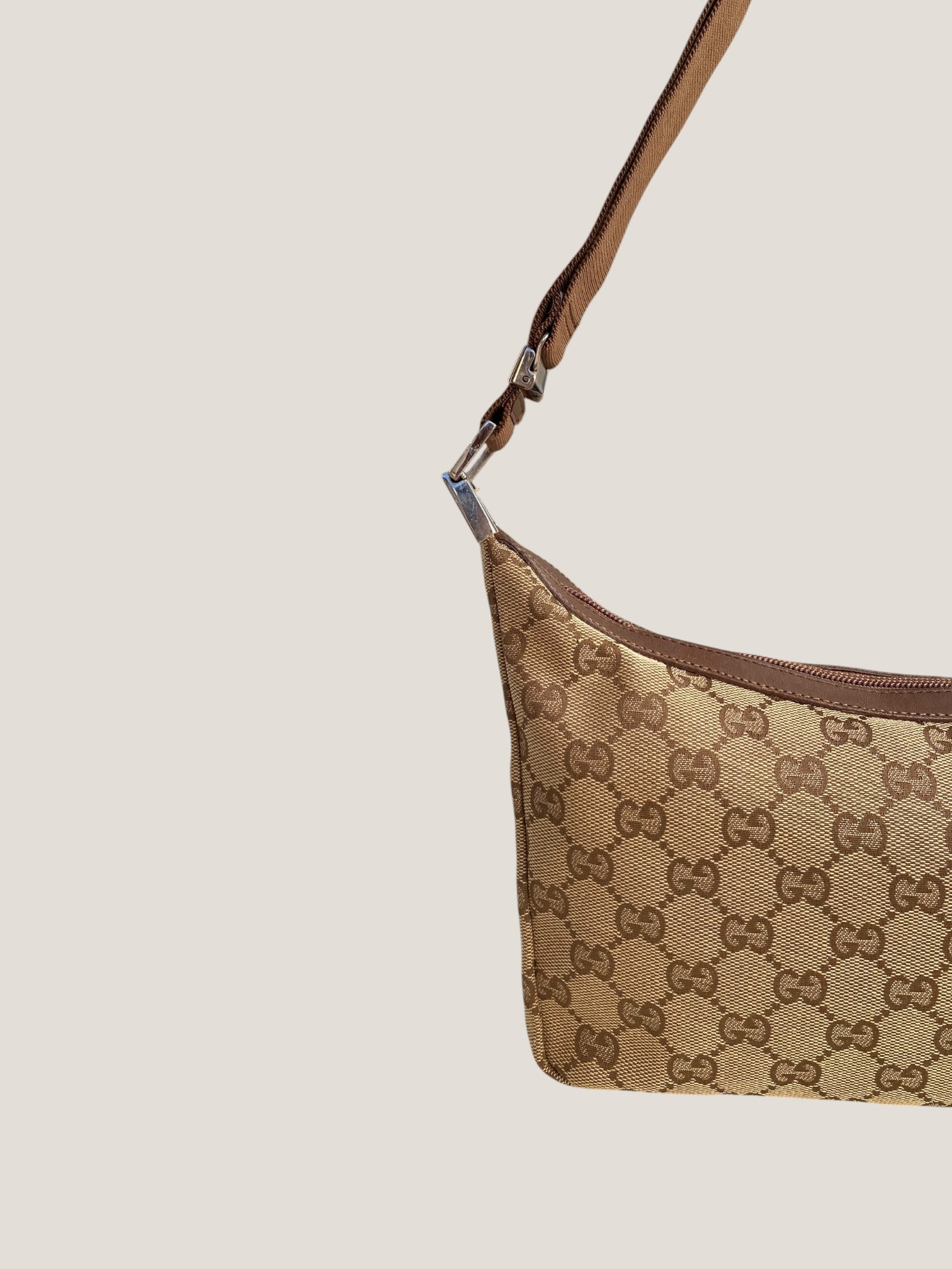 Gucci a tracolla in canvas GG
