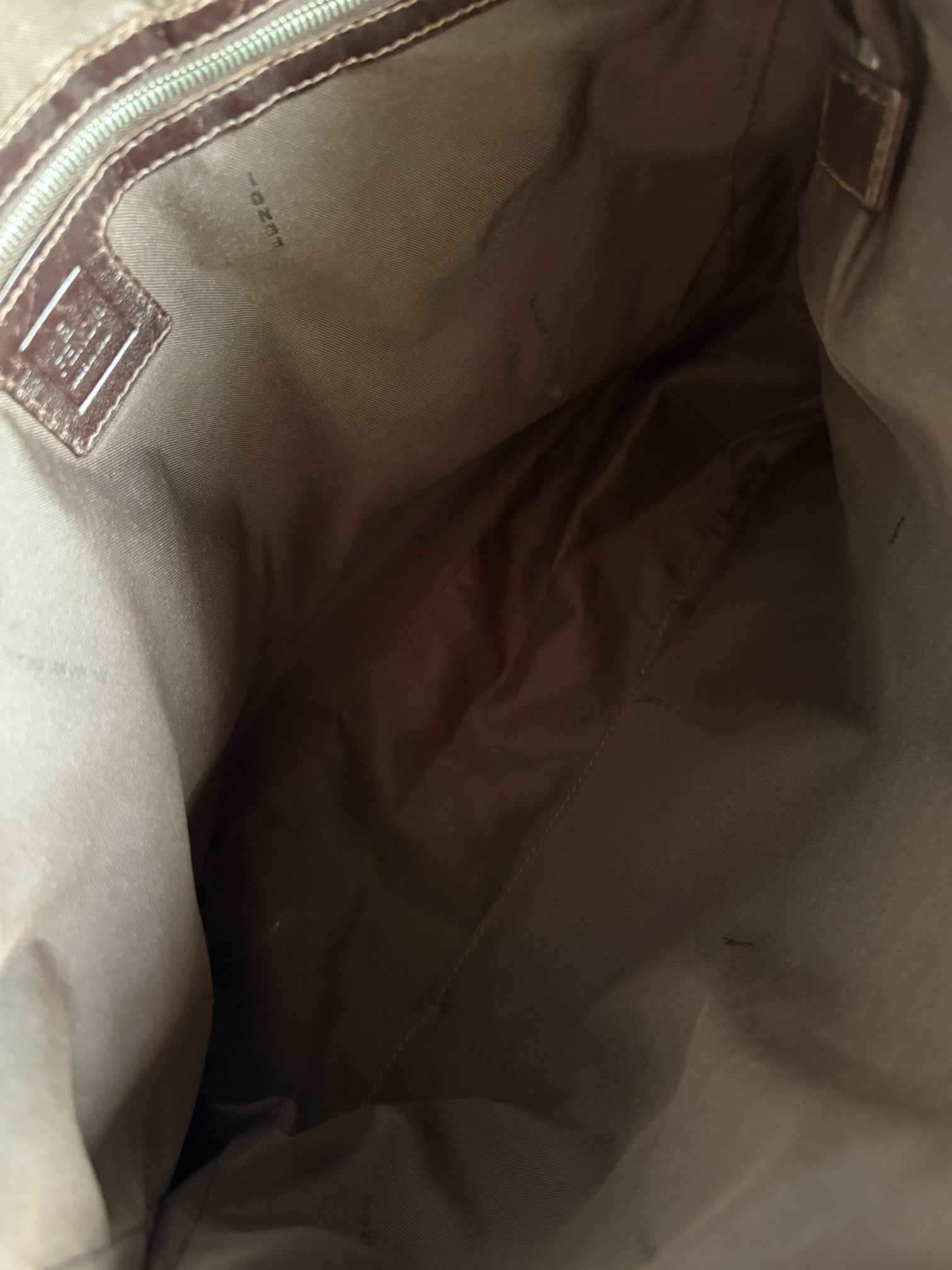 Fendi Mamma Baguette Zucca – Misura Jumbo