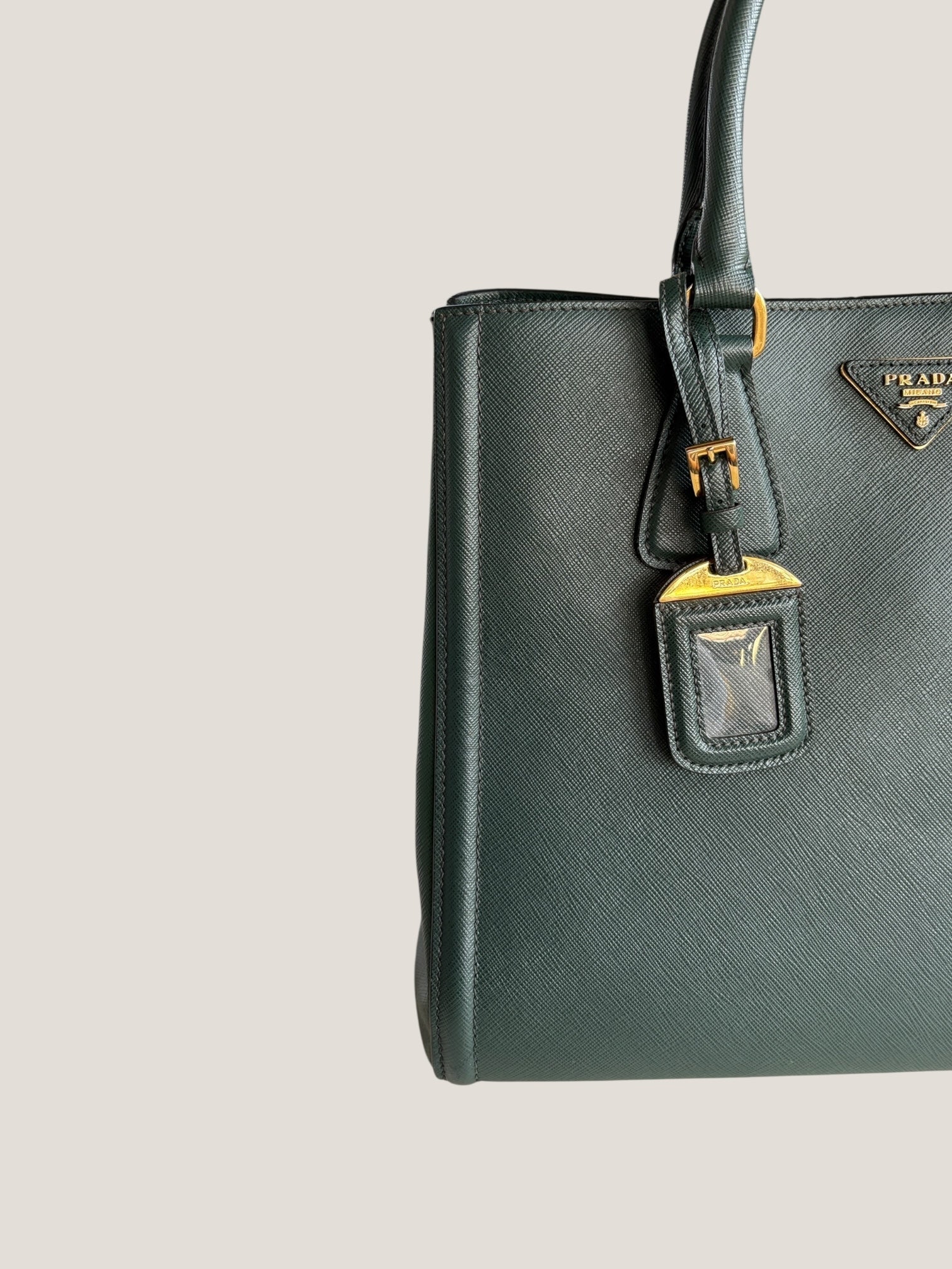 Prada Tote in Saffiano Leather – Verde Bosco
