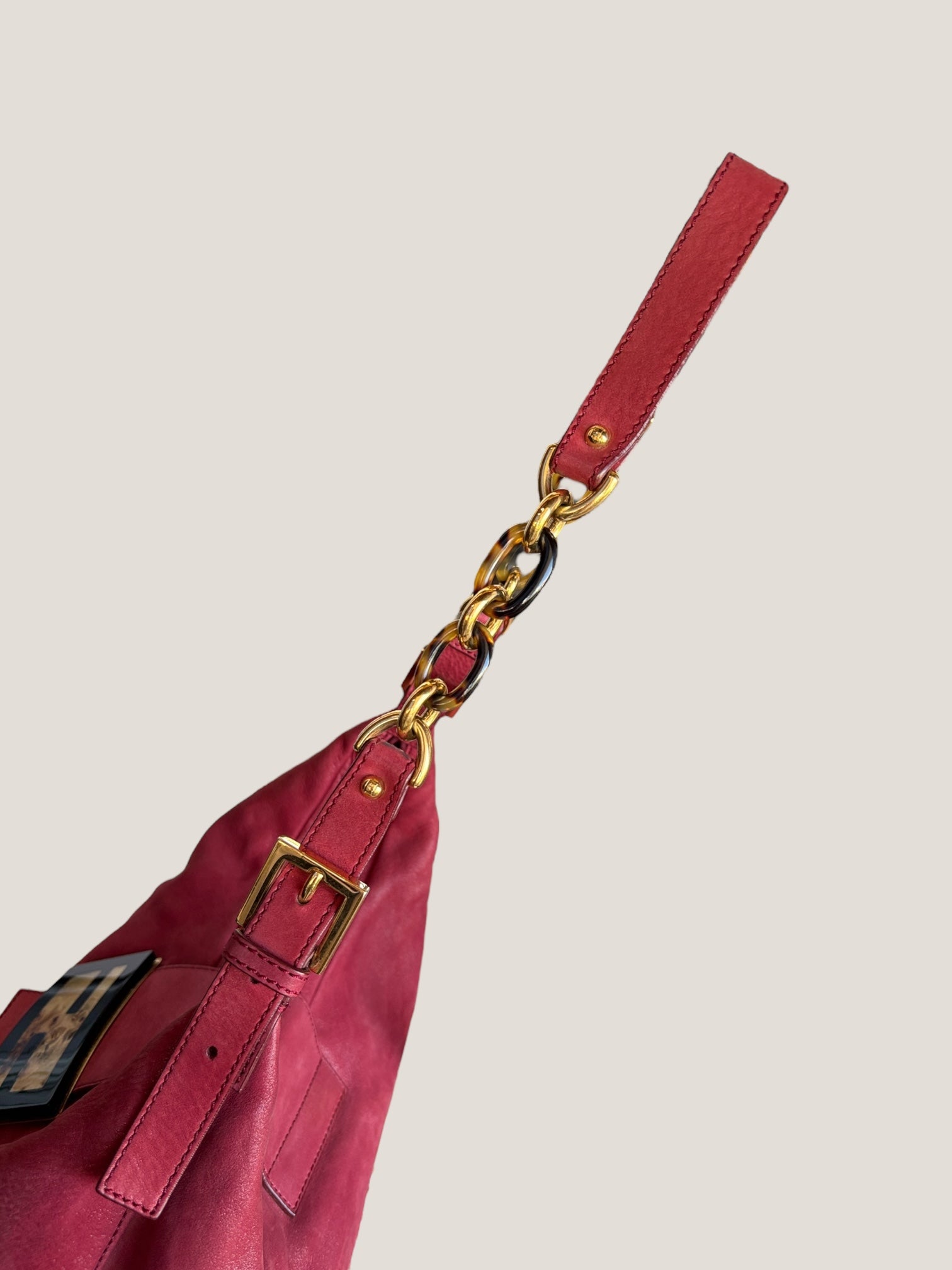 FENDI Baguette Hobo effetto shimmer