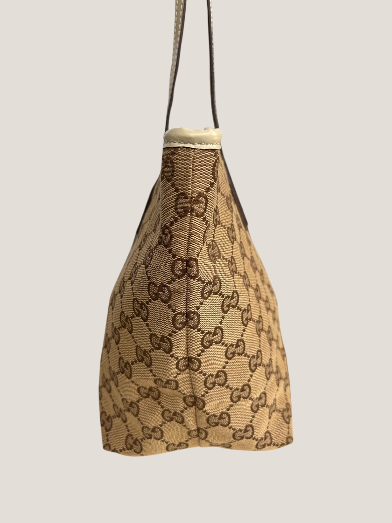 GUCCI GG CANVAS TOTE “DOG PATCH”