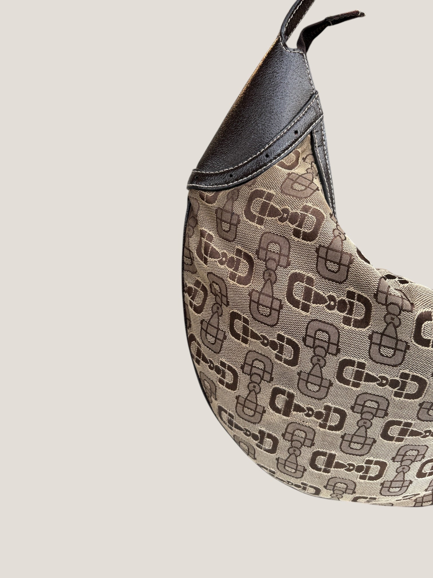 Gucci Hobo Horsebit Canvas