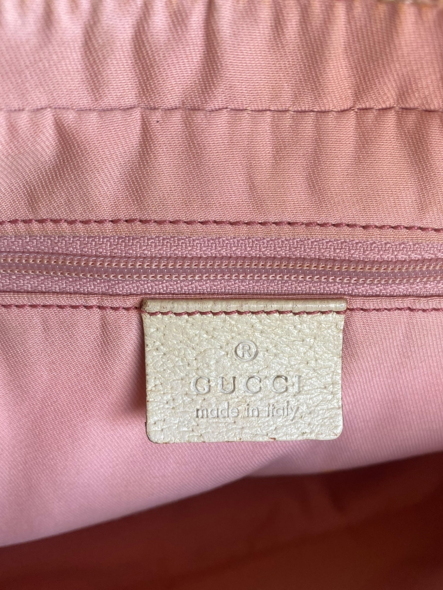Gucci hobo web rosa e verde