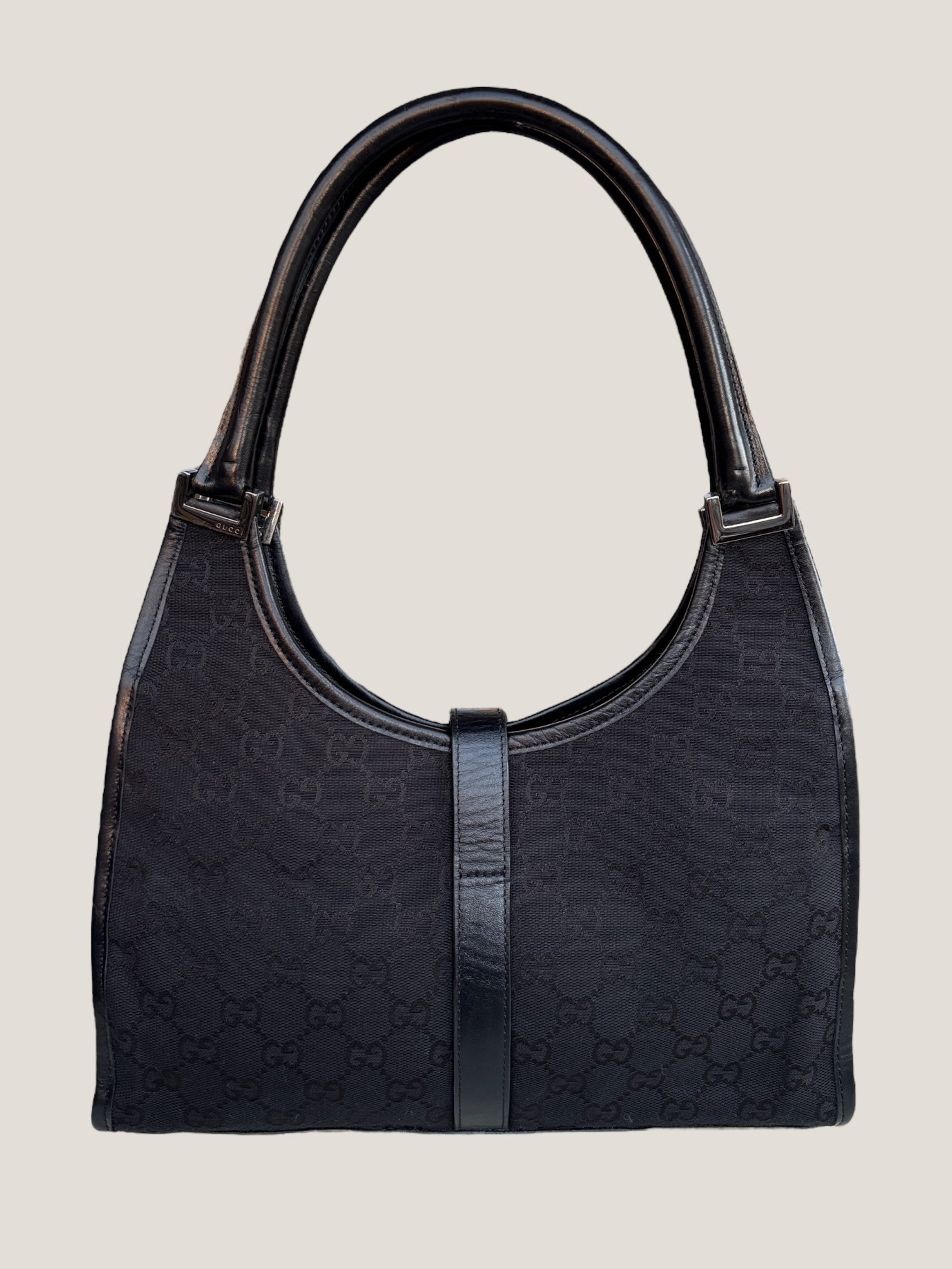 GUCCI Jackie GG Canvas Nero