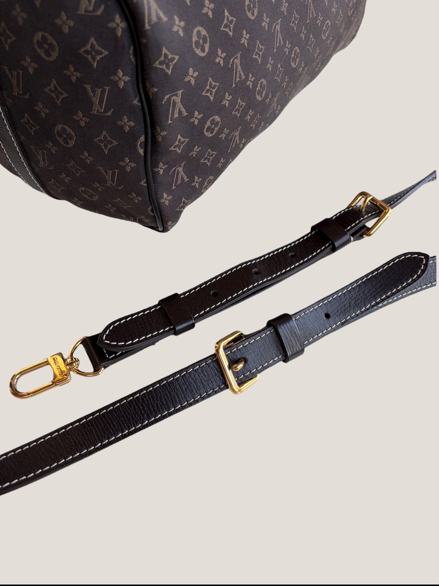 Louis Vuitton Speedy 30 Mini Lin Marrone