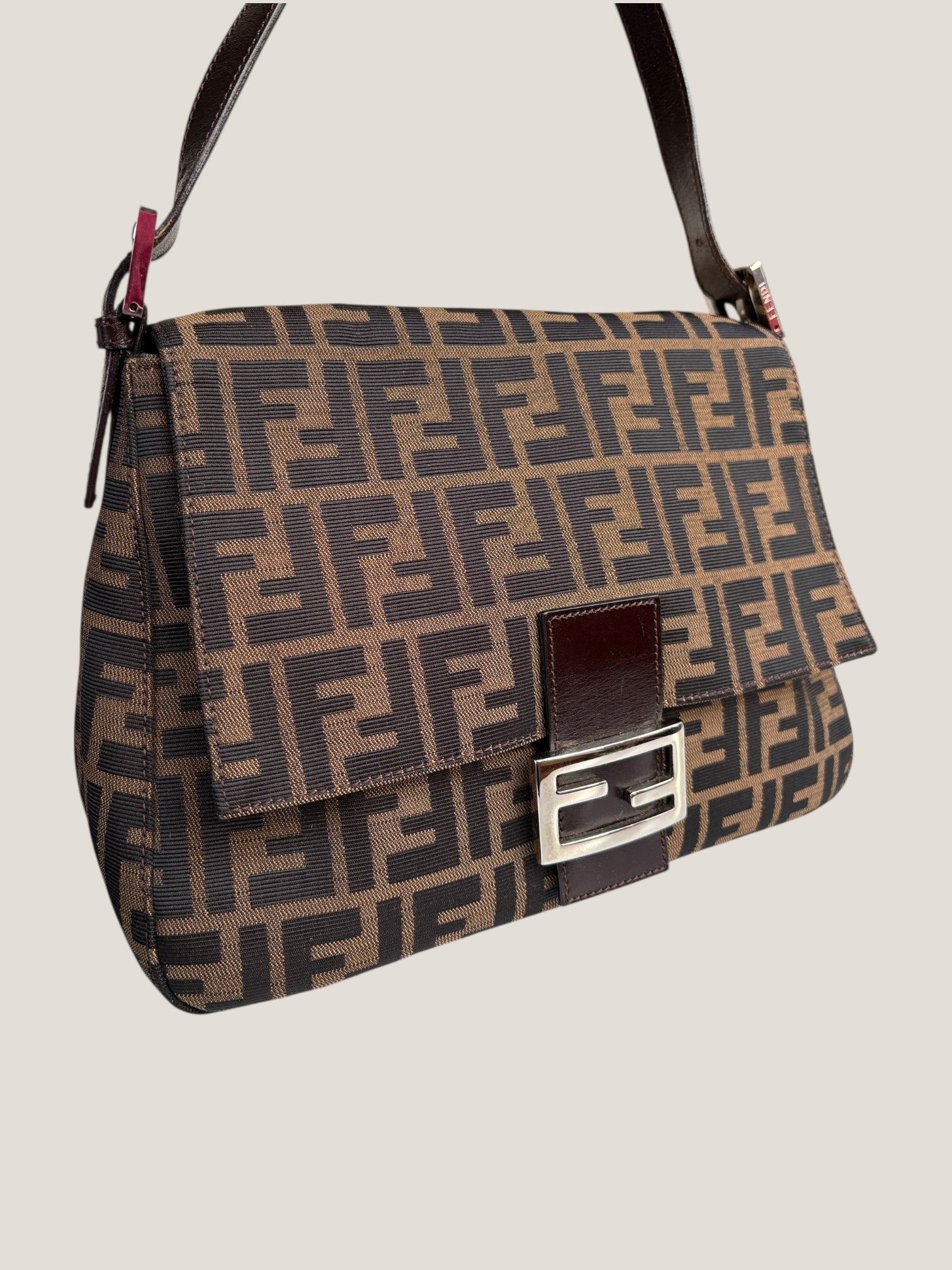 Fendi Mamma Baguette Zucca