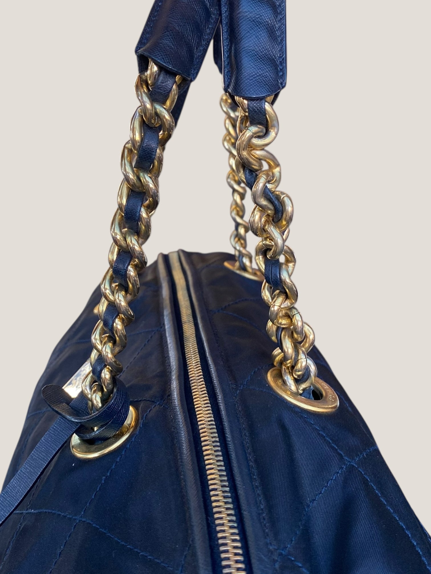 Bauletto Prada in nylon trapuntato