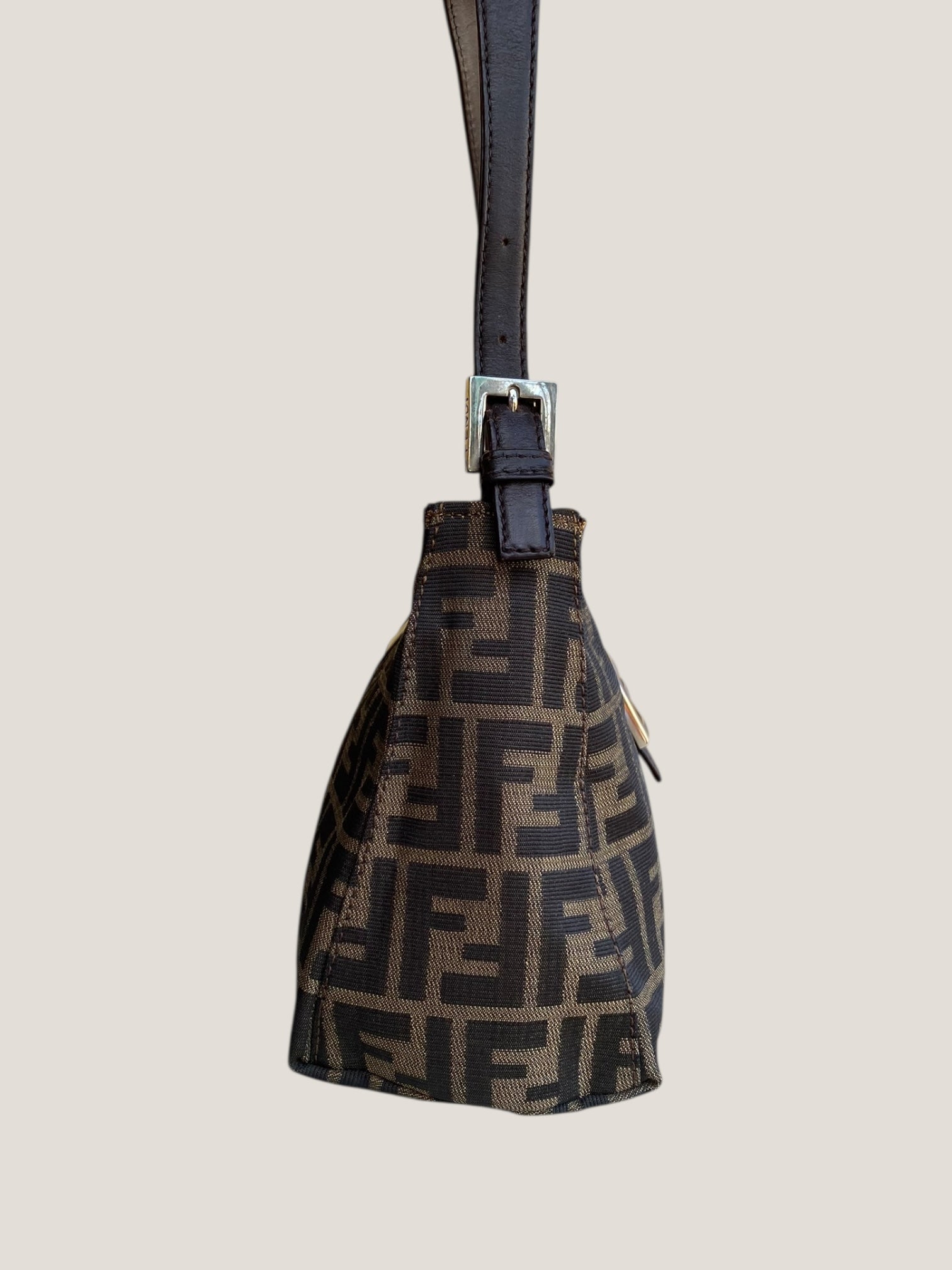 Fendi Baguette in canvas monogram FF