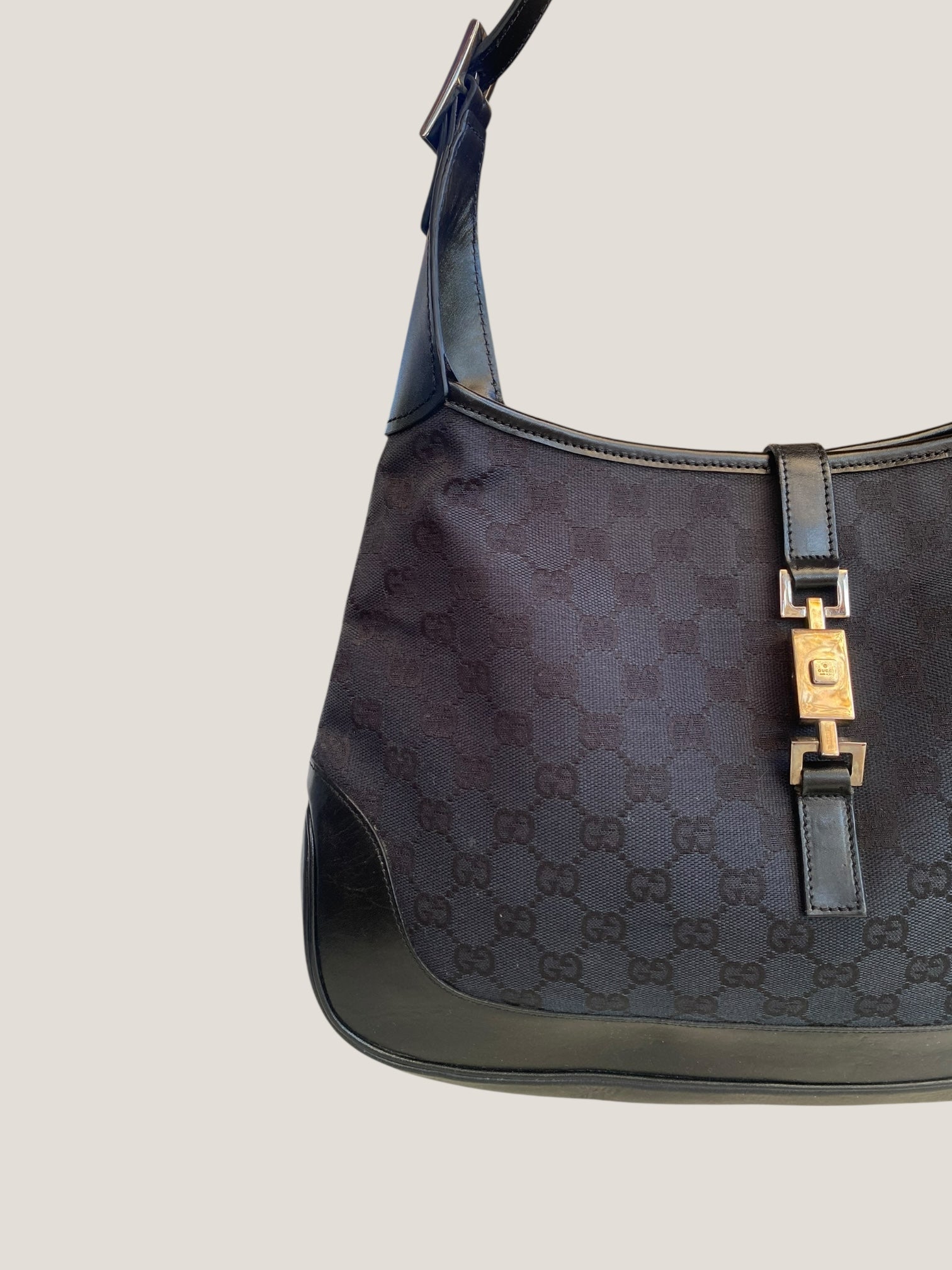 Gucci Jackie GG Canvas Nero