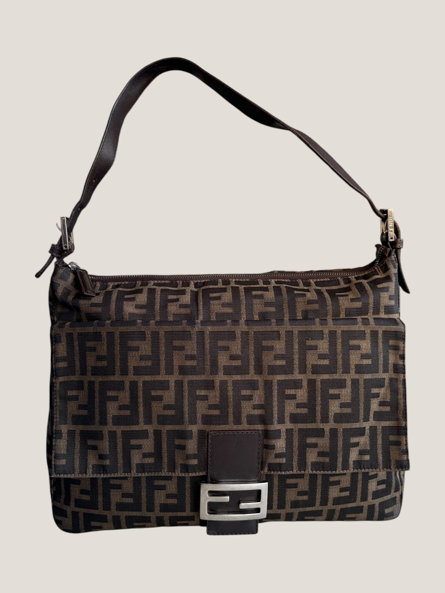Fendi Mamma Baguette Zucca