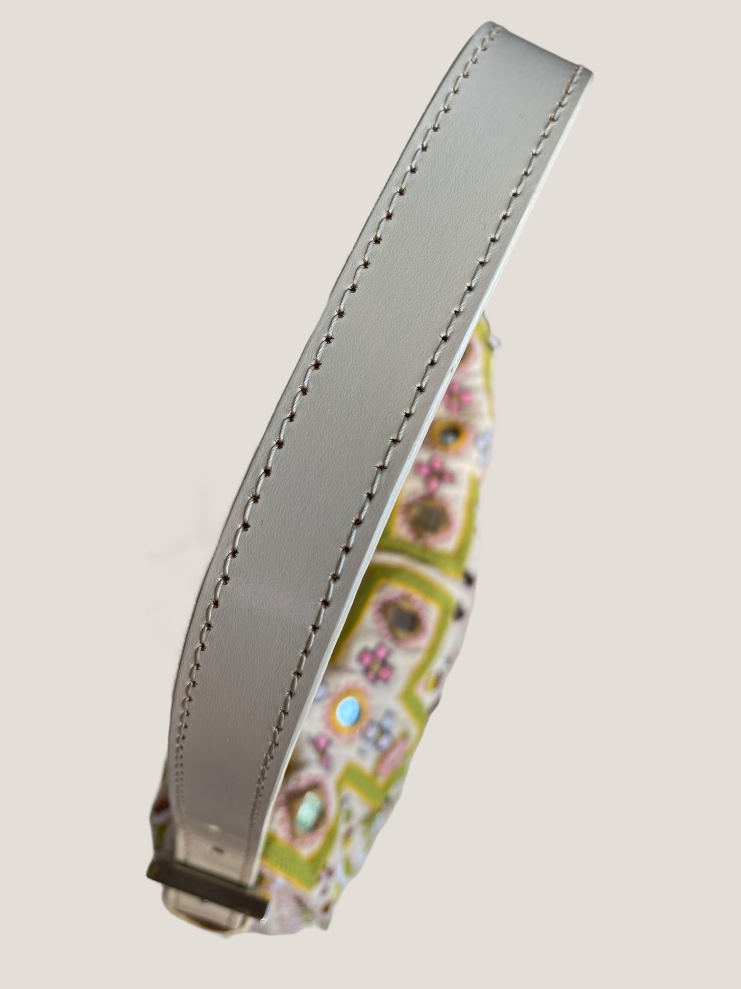 Fendi floral embroidered baguette