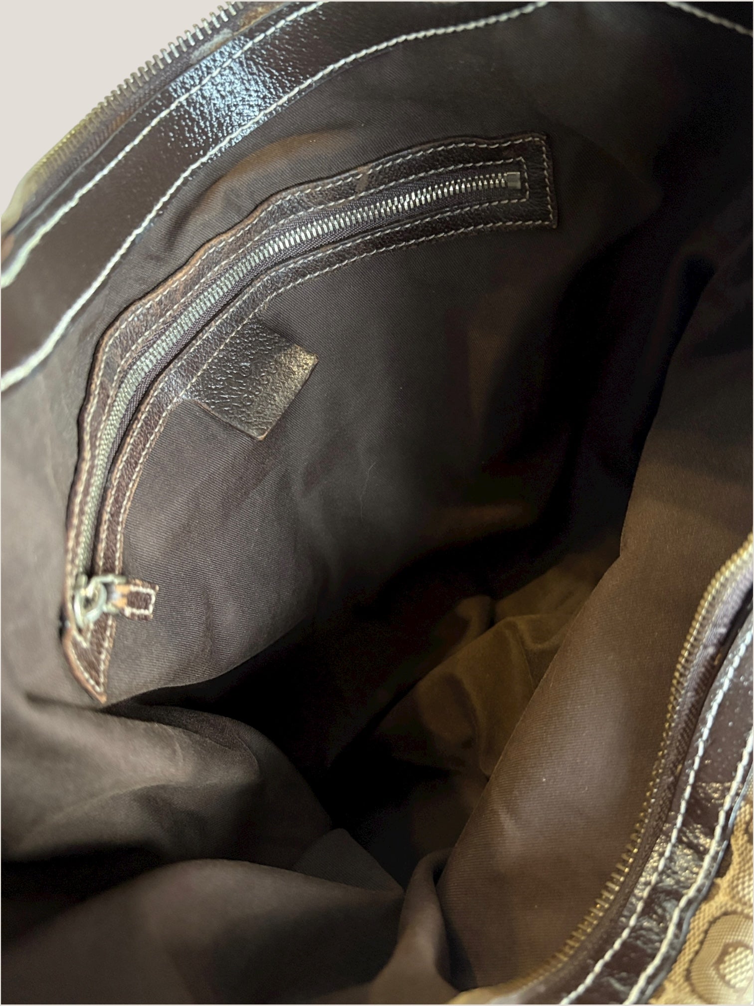 Gucci Hobo Horsebit Canvas