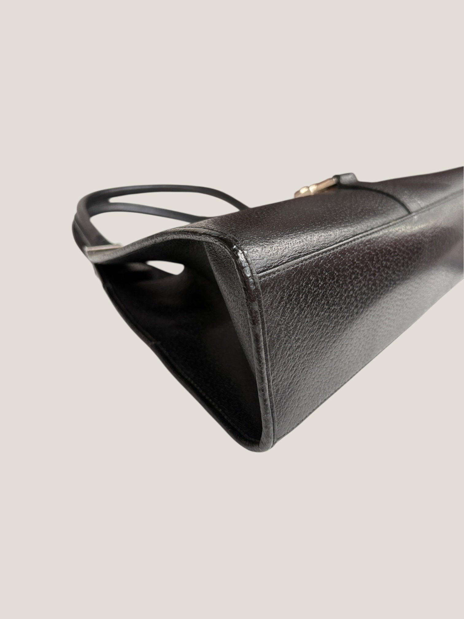 Gucci Jackie in pelle nera