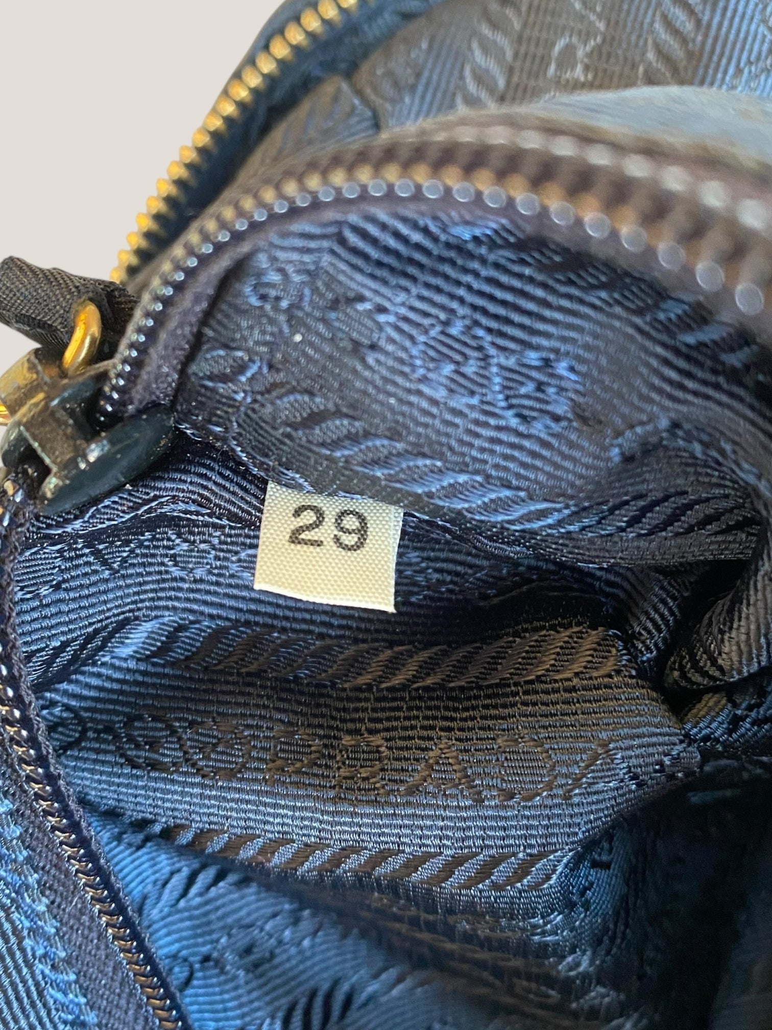 Bauletto Prada in nylon trapuntato