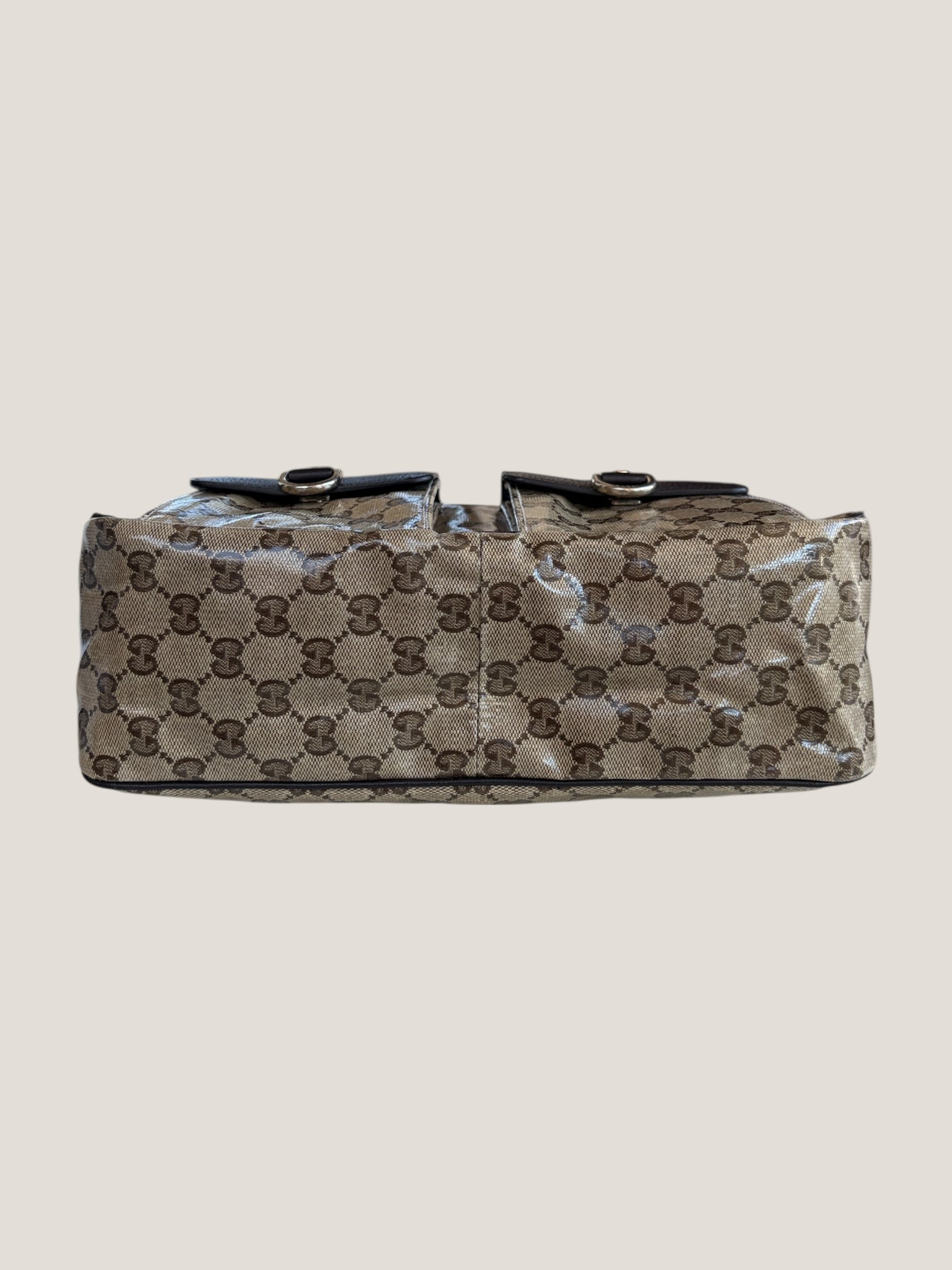 Gucci Hobo GG Crystal con doppia tasca frontale