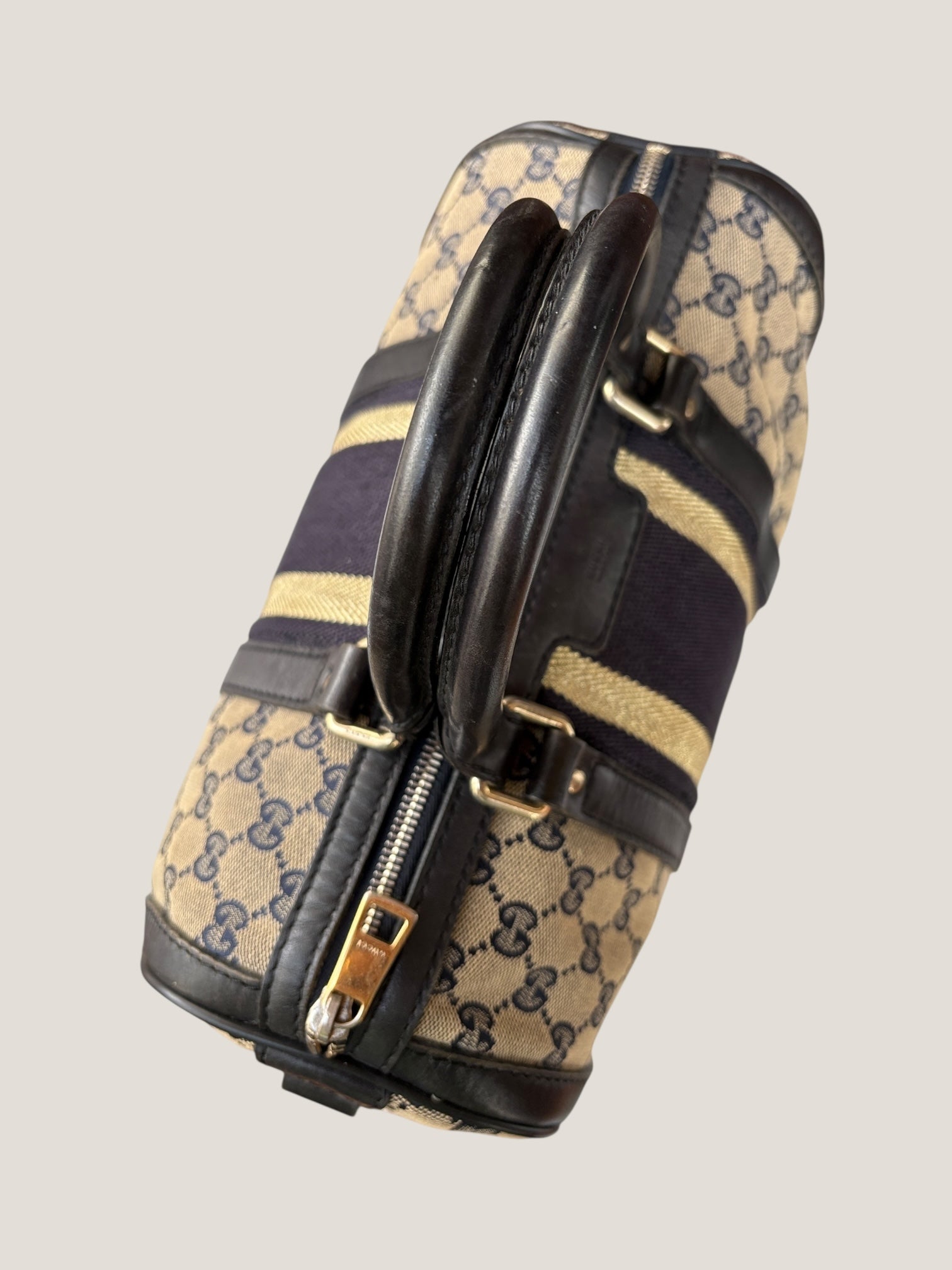 Gucci Boston GG Canvas con Web