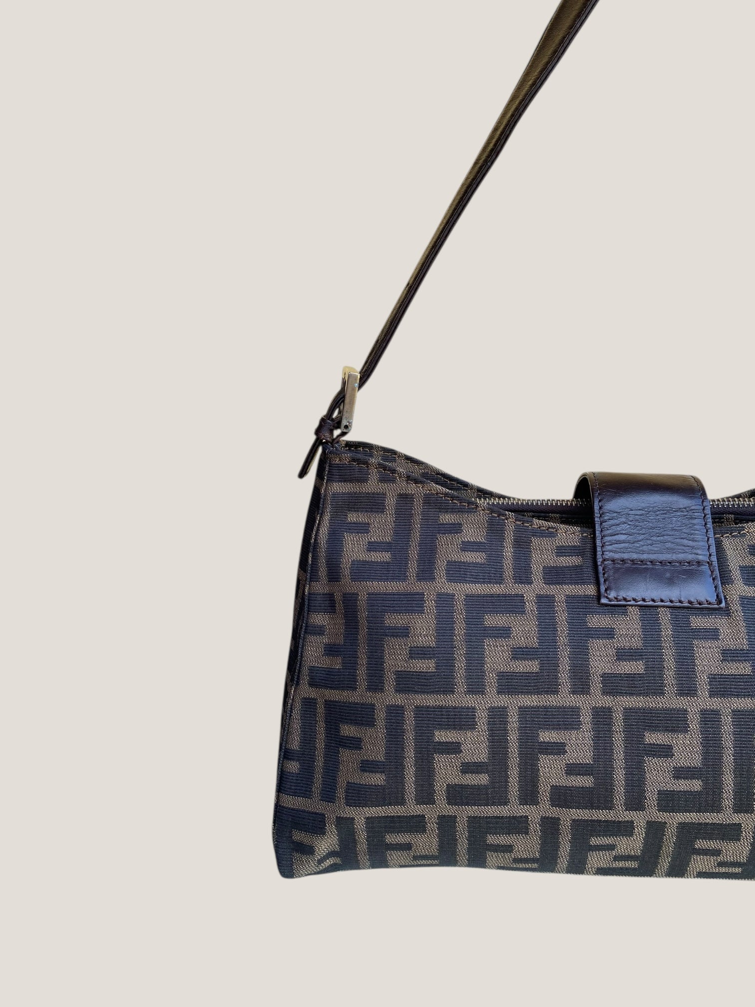 Fendi Baguette in canvas monogram FF