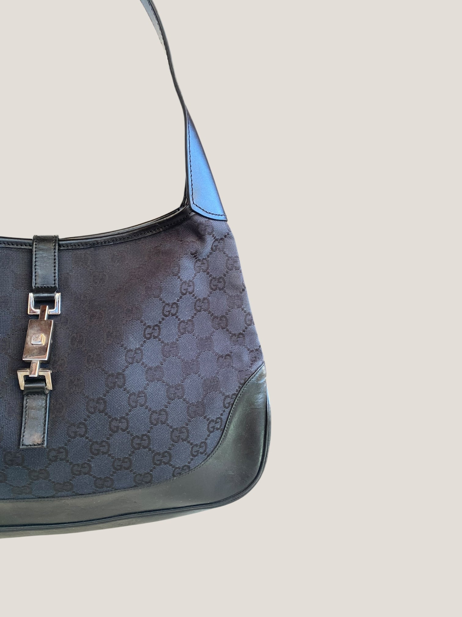 Gucci Jackie GG Canvas Nero