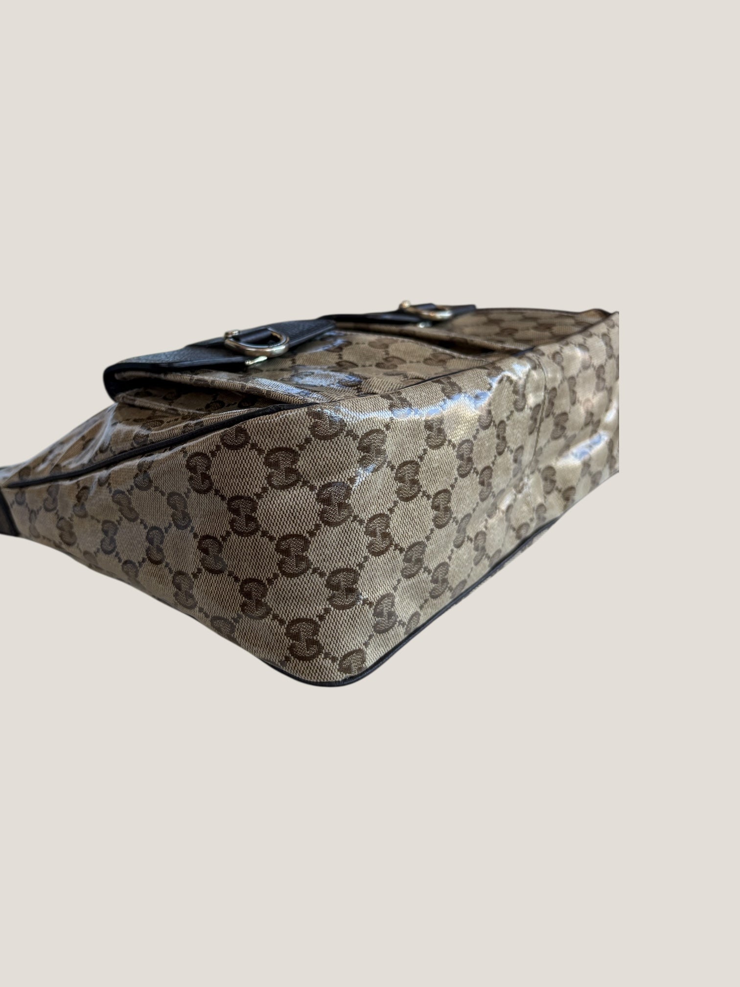 Gucci Hobo GG Crystal con doppia tasca frontale