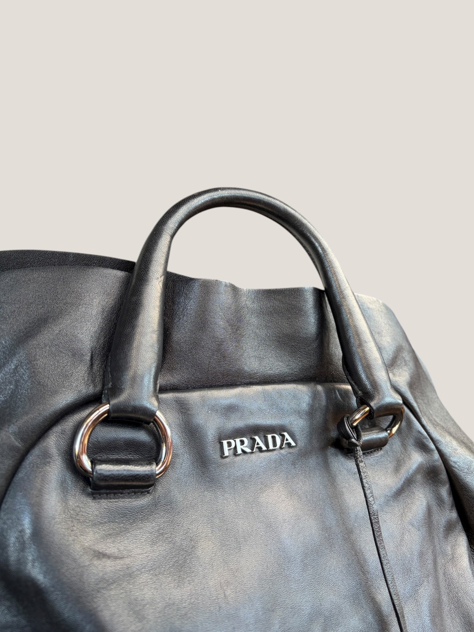 Prada Bauletto in Pelle Nera