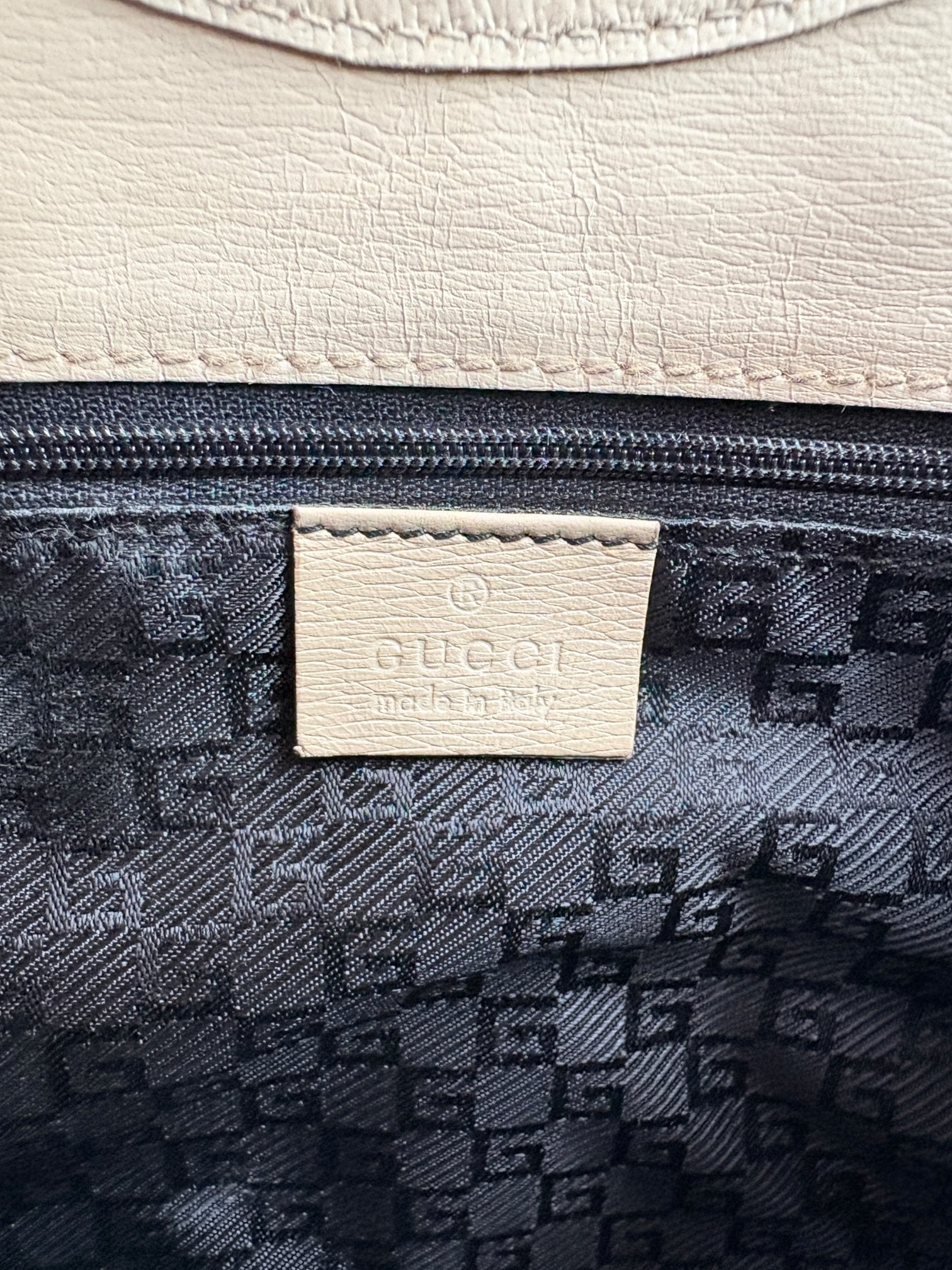 Gucci Shoulder Bag GG Monogram Beige