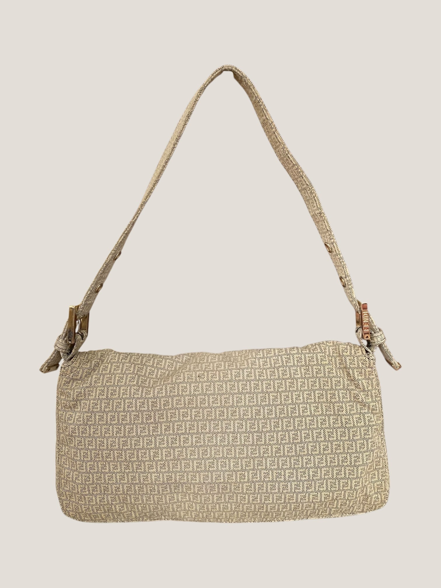Fendi baguette in tessuto monogram