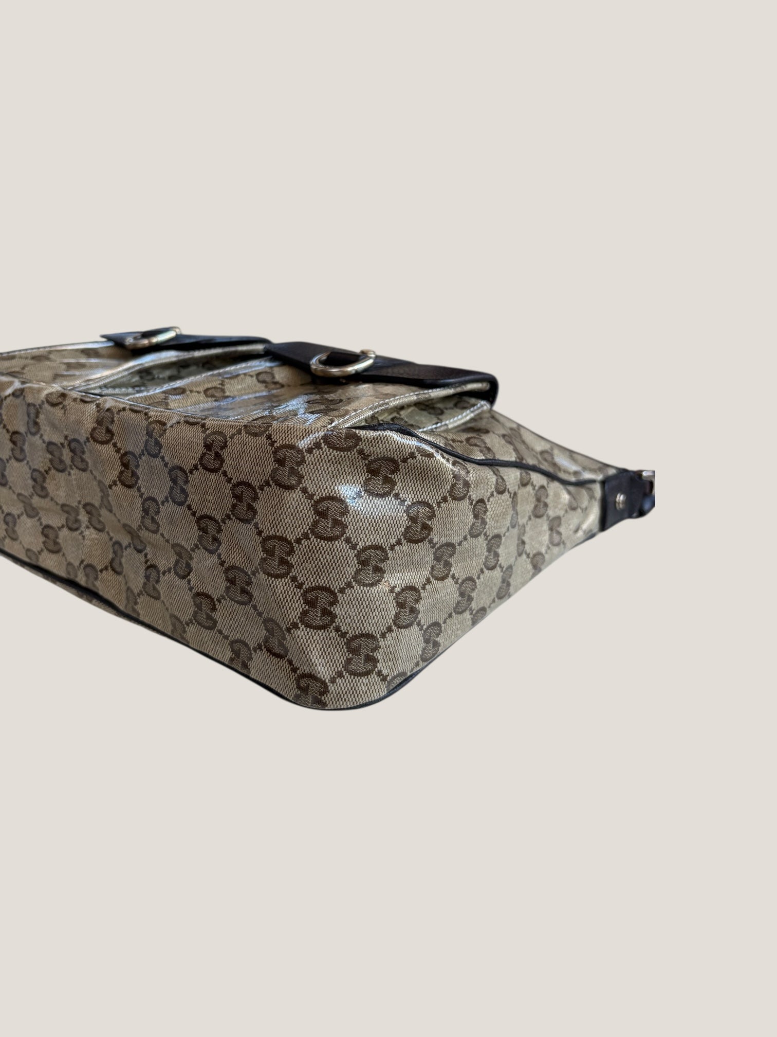 Gucci Hobo GG Crystal con doppia tasca frontale
