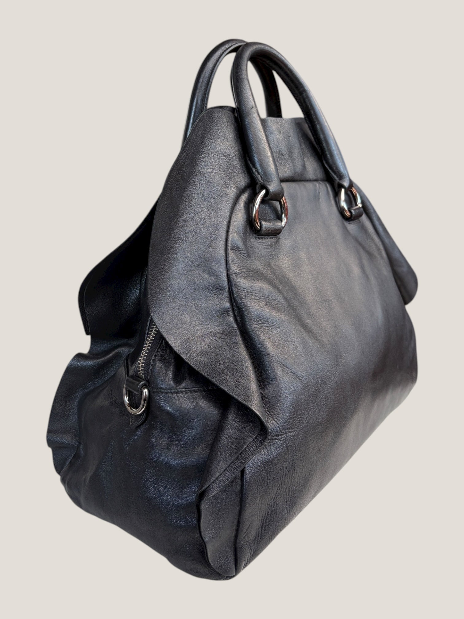 Prada Bauletto in Pelle Nera