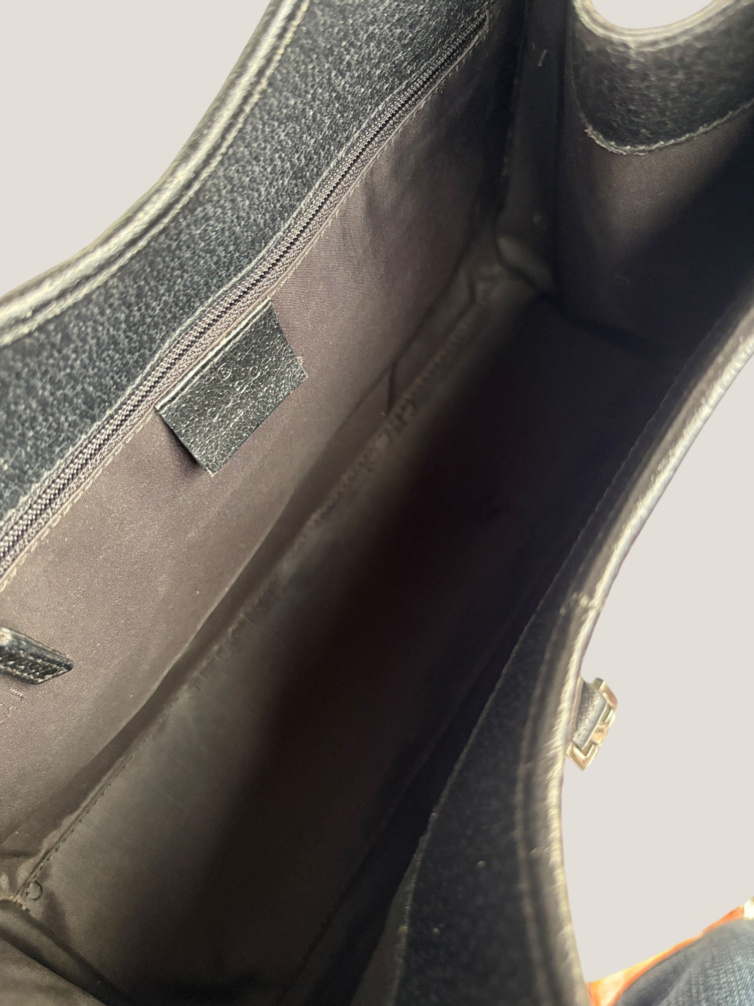 Gucci Jackie in pelle nera