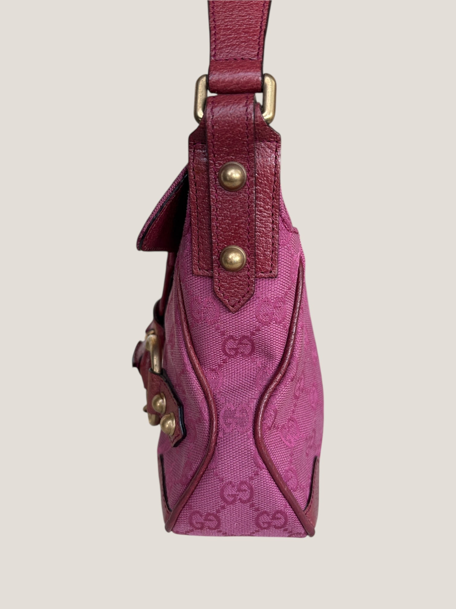 Gucci GG Horsebit Mini Rosa