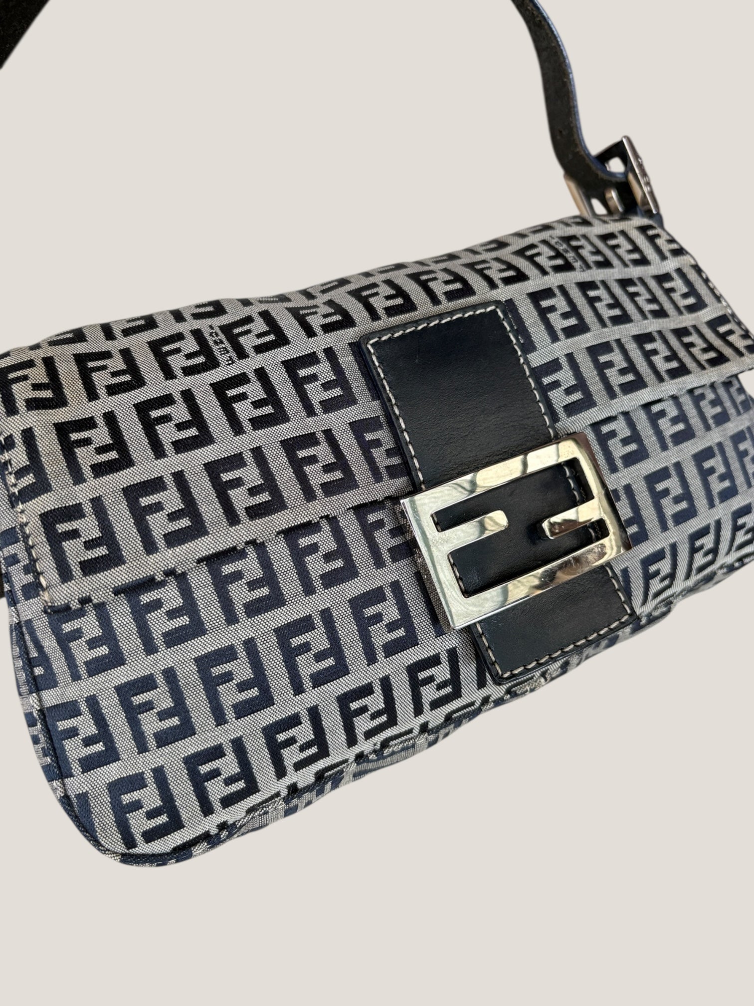 Fendi Baguette Zucchino Blu Notte