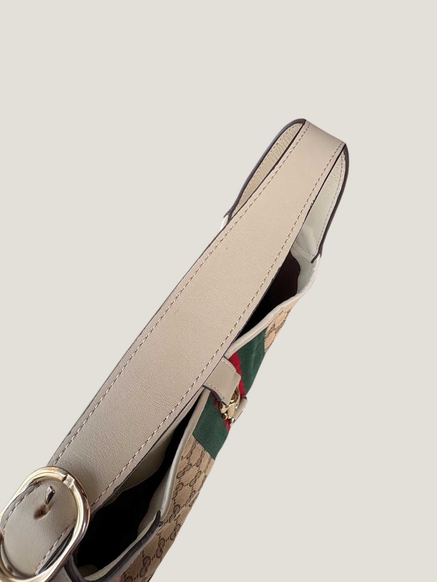 Gucci Jackie GG canvas con banda web