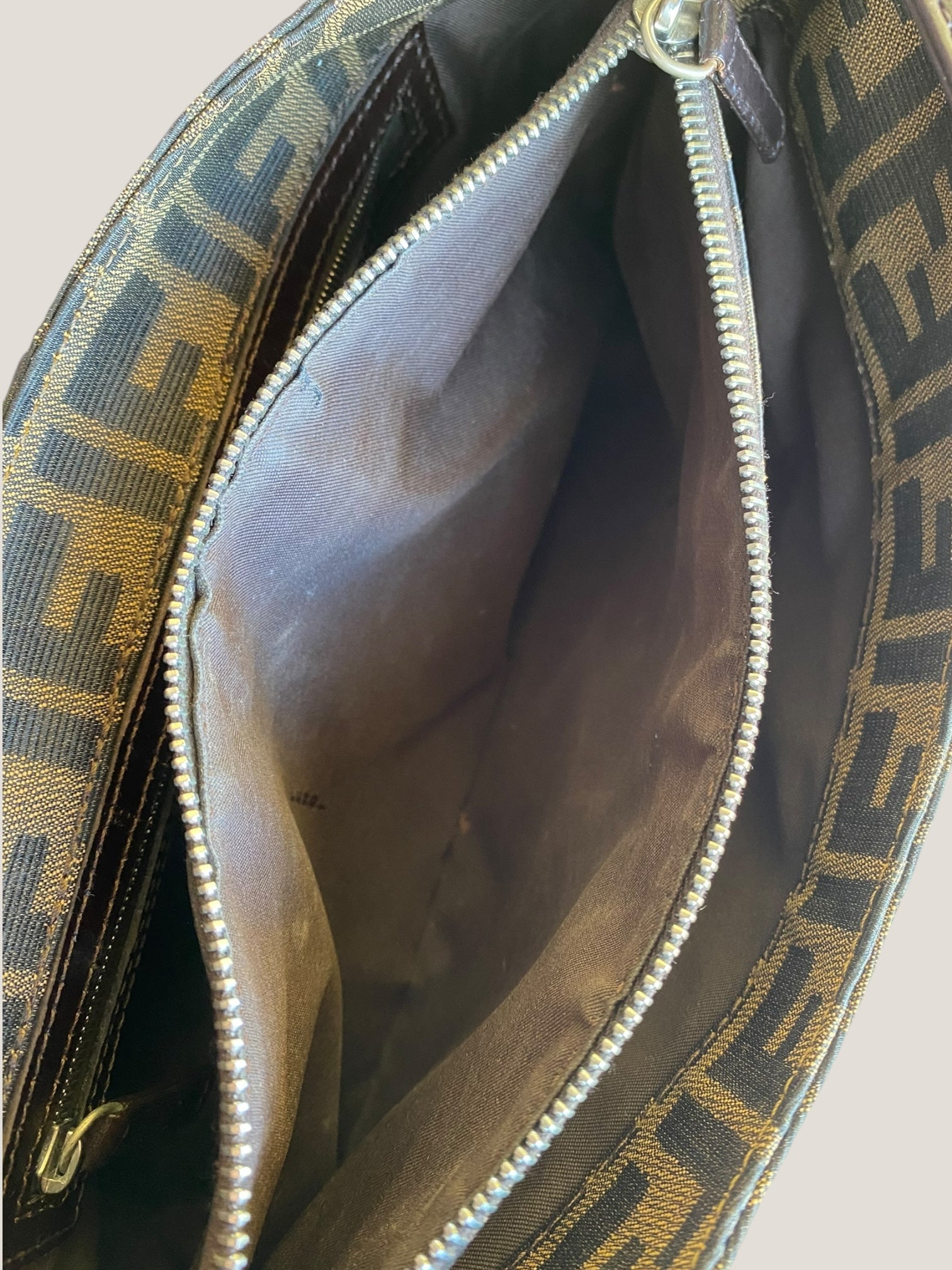 Fendi Baguette in canvas monogram FF