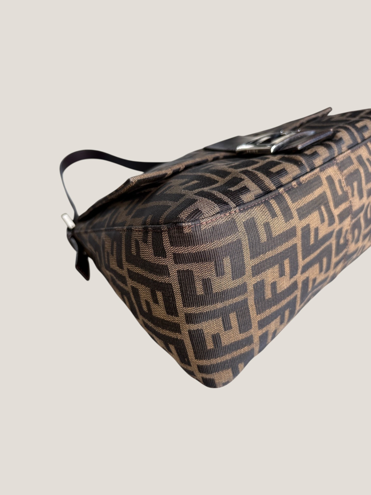 Fendi Mamma Baguette Zucca marrone