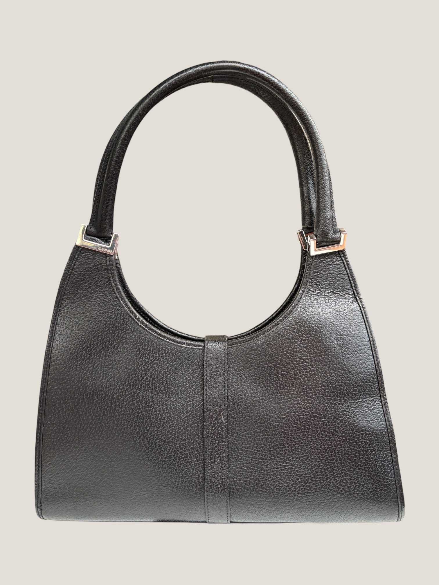 Gucci Jackie in pelle nera