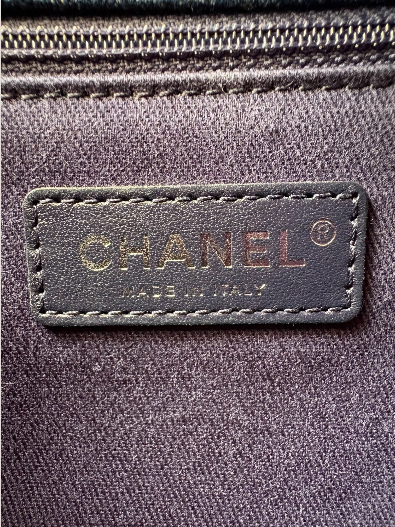 Chanel Coco Top Handle in denim trapuntato