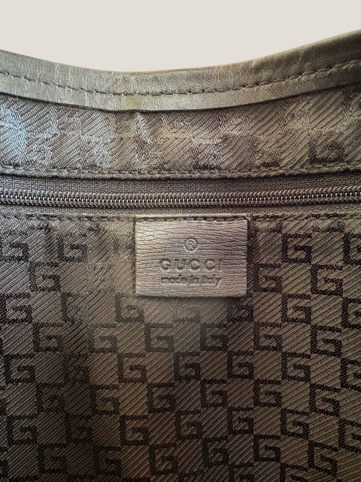 Gucci Jackie GG Monogram Bamboo
