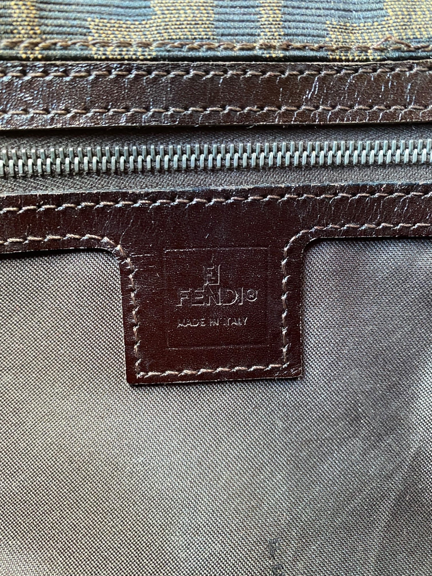 Fendi Baguette in canvas monogram FF