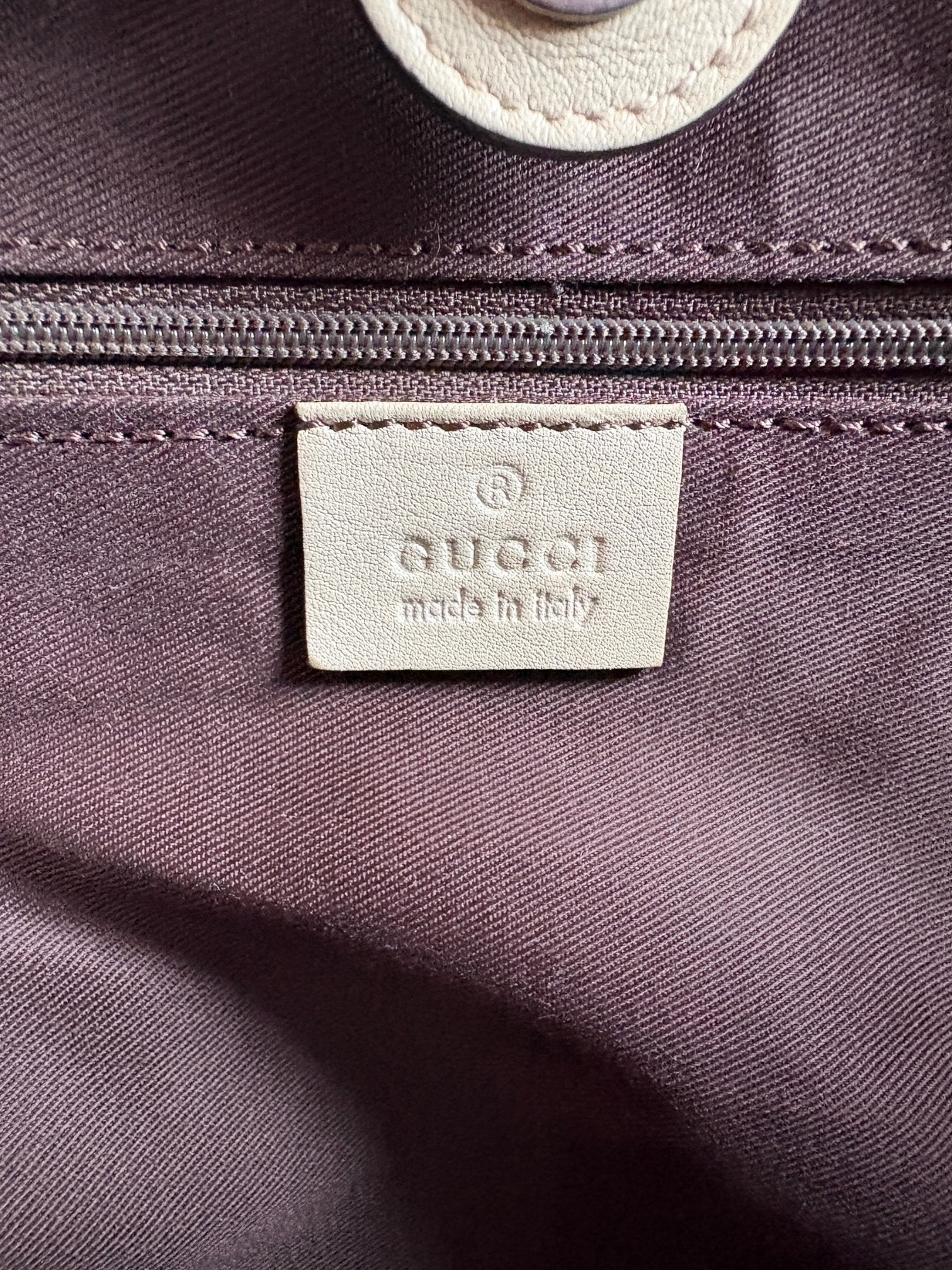 GUCCI GG CANVAS TOTE “DOG PATCH”