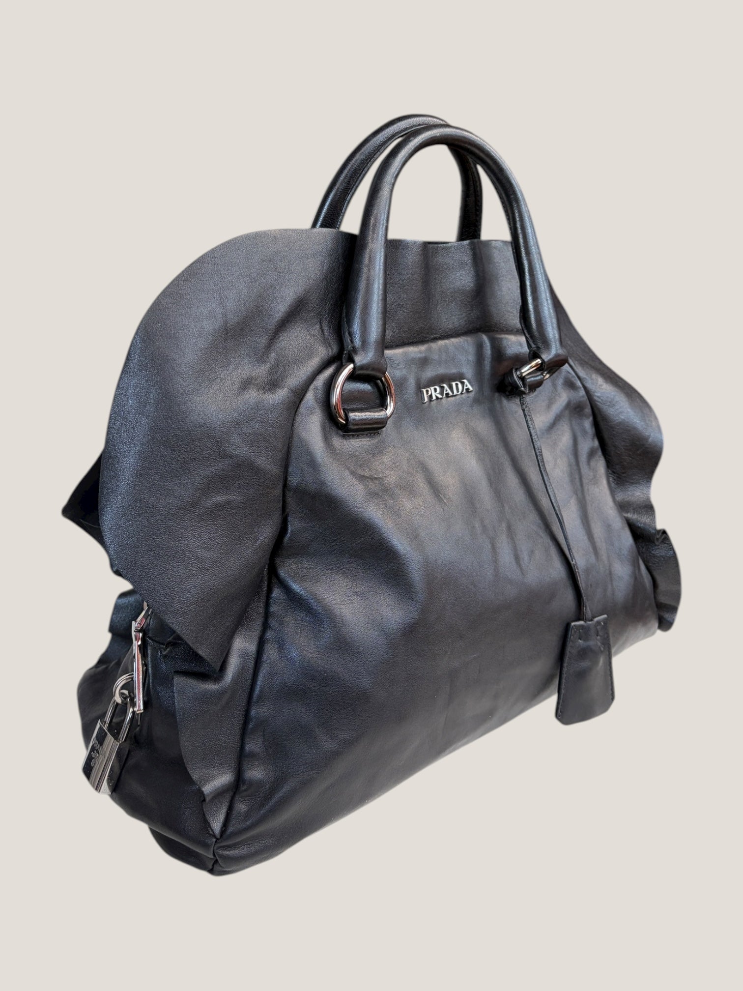 Prada Bauletto in Pelle Nera