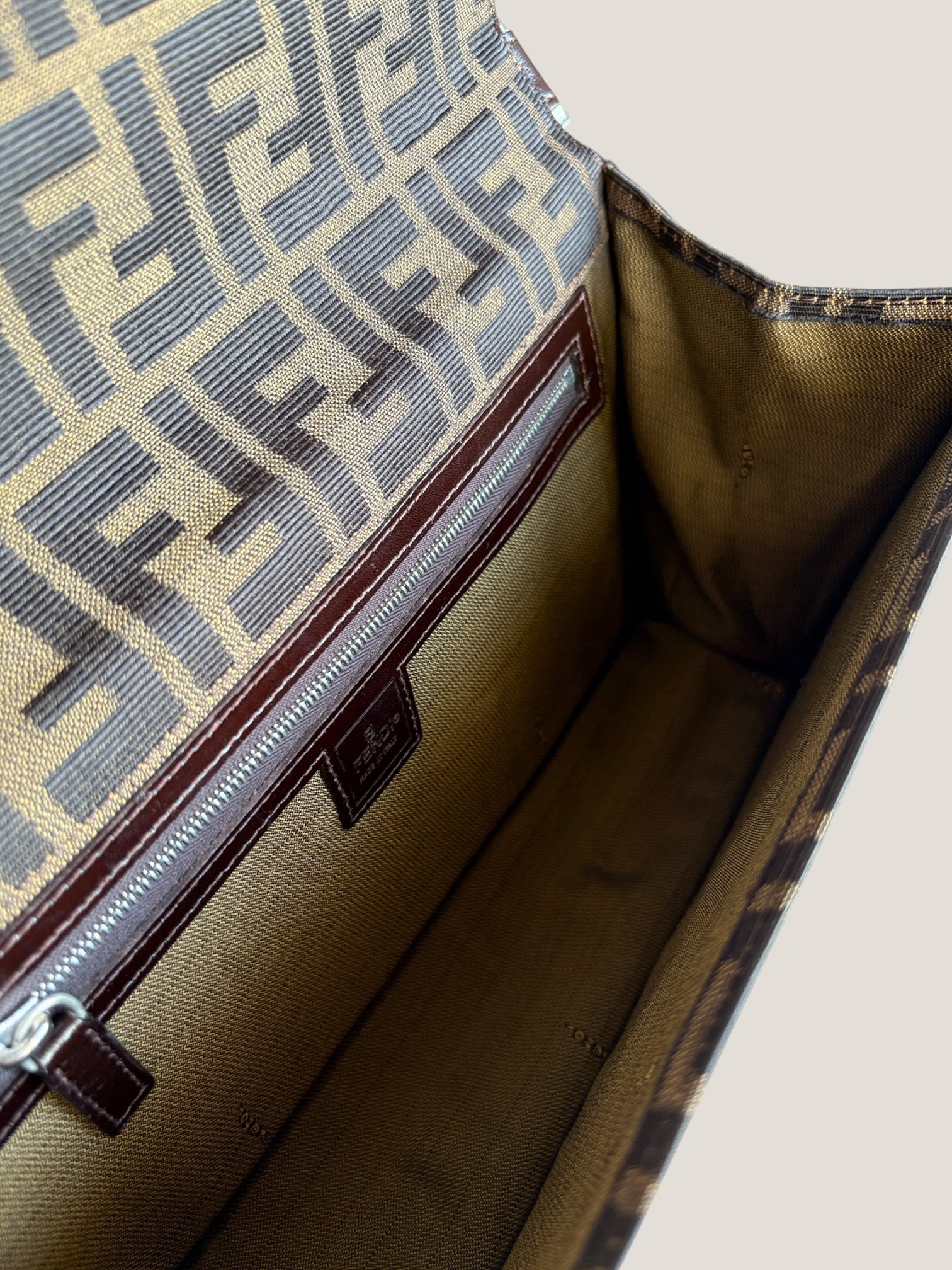 Fendi Baguette Zucca monogram