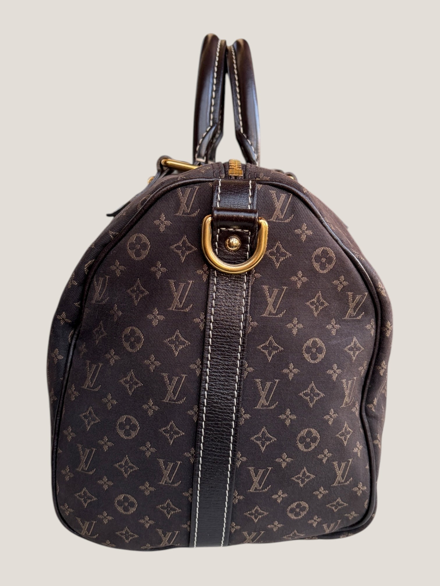 Louis Vuitton Speedy 30 Mini Lin Marrone