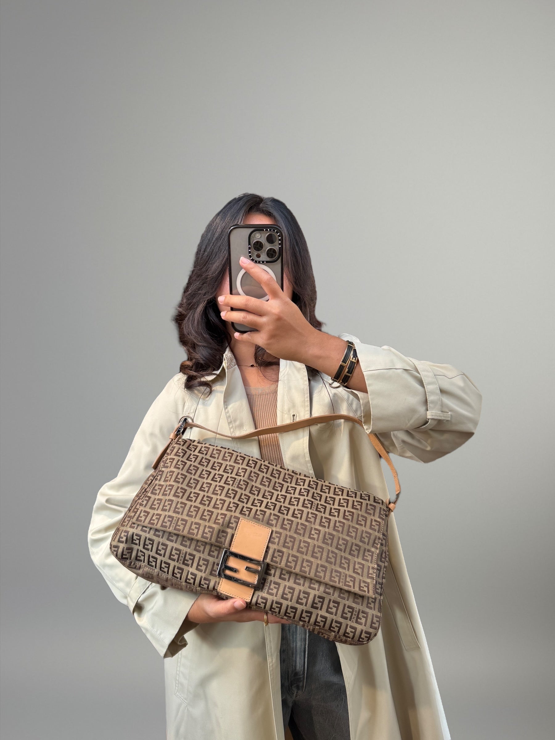 FENDI Mamma Baguette Zucchino