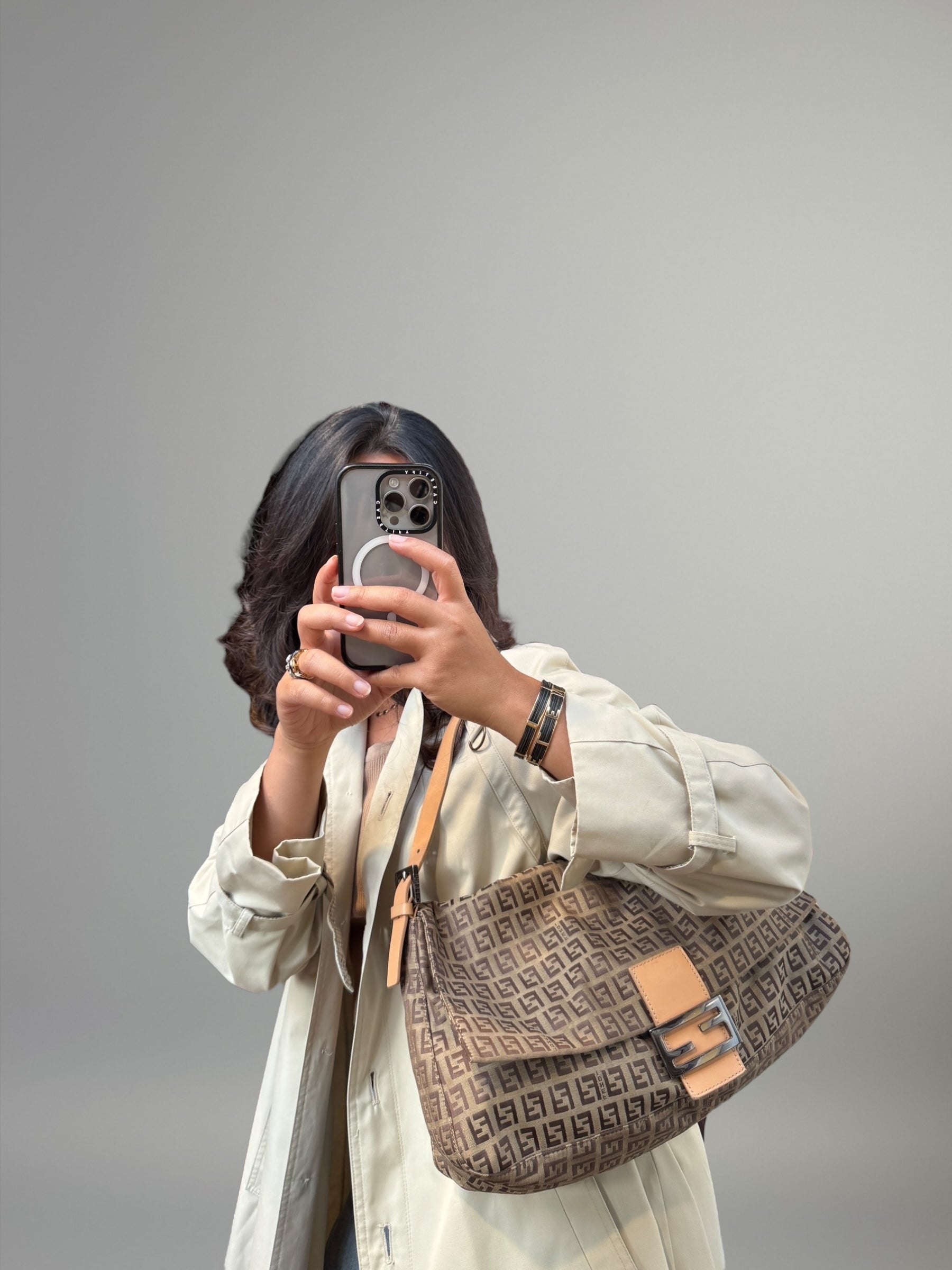 FENDI Mamma Baguette Zucchino