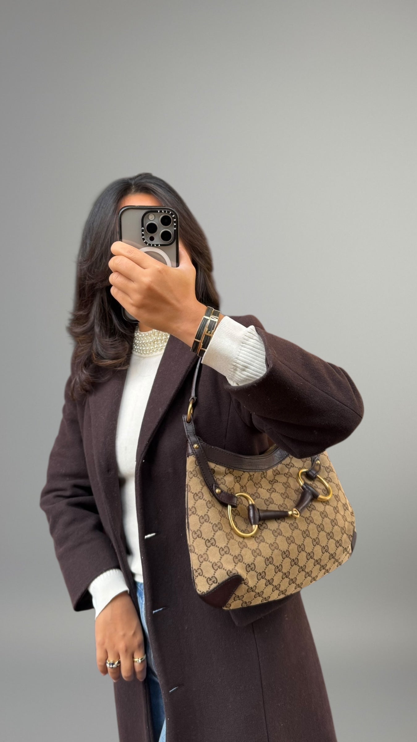 Gucci Horsebit Hobo GG