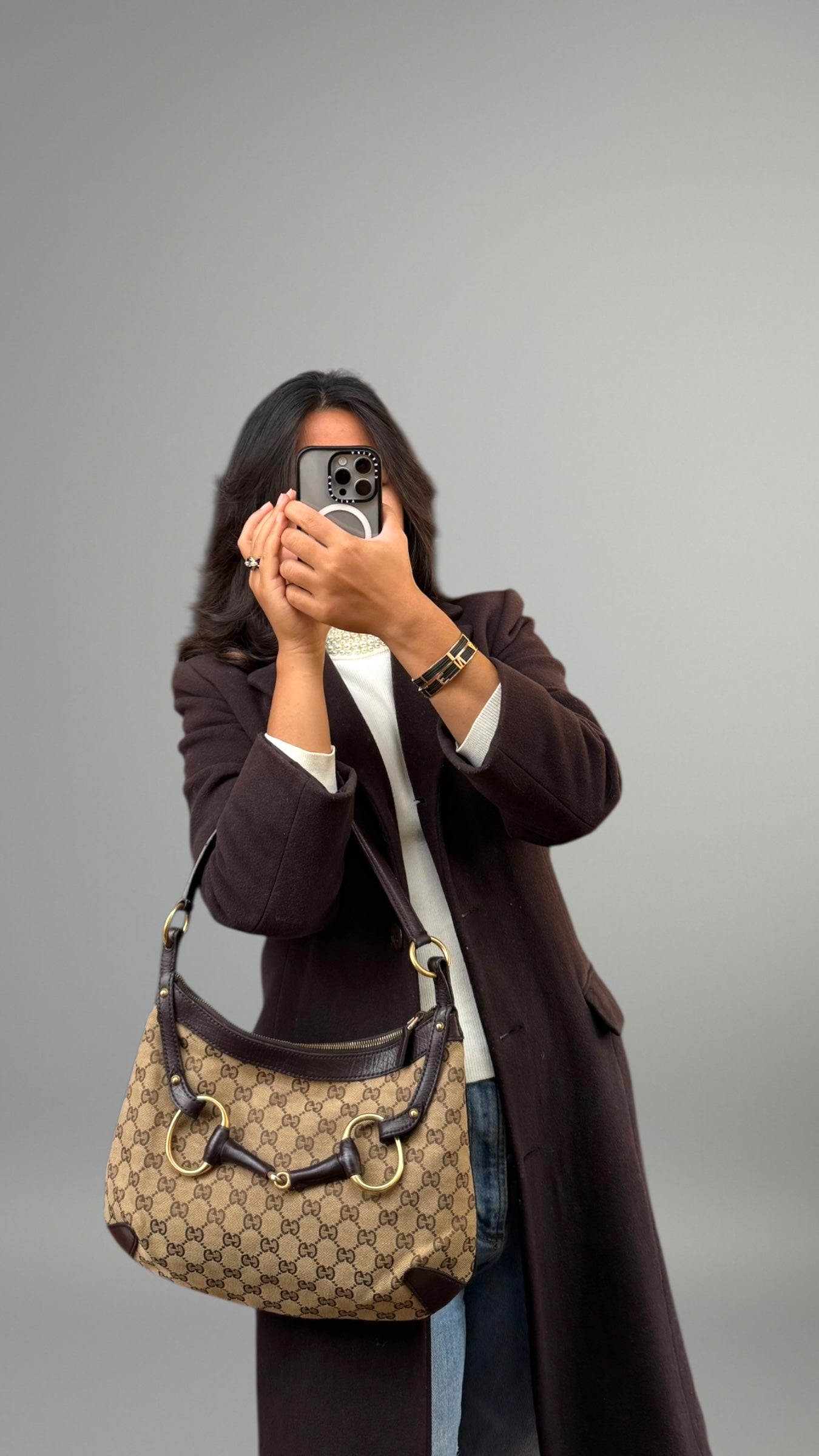 Gucci Horsebit Hobo GG