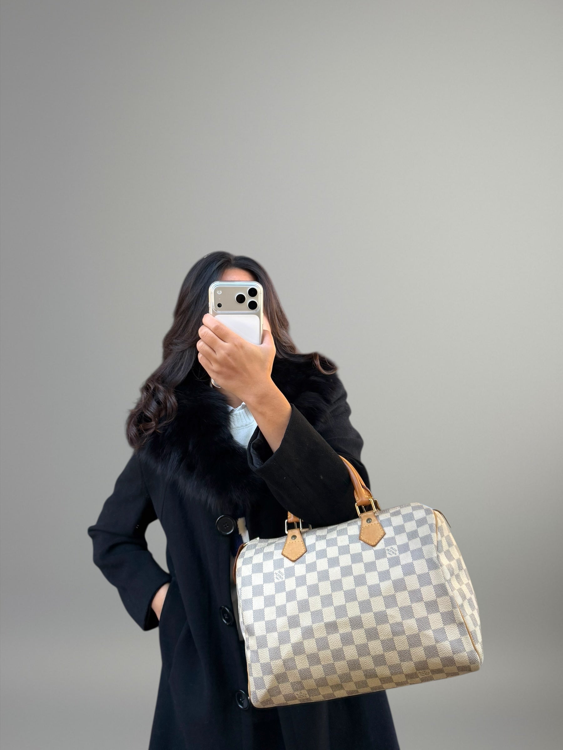 Louis Vuitton Speedy 30 Damier Azur