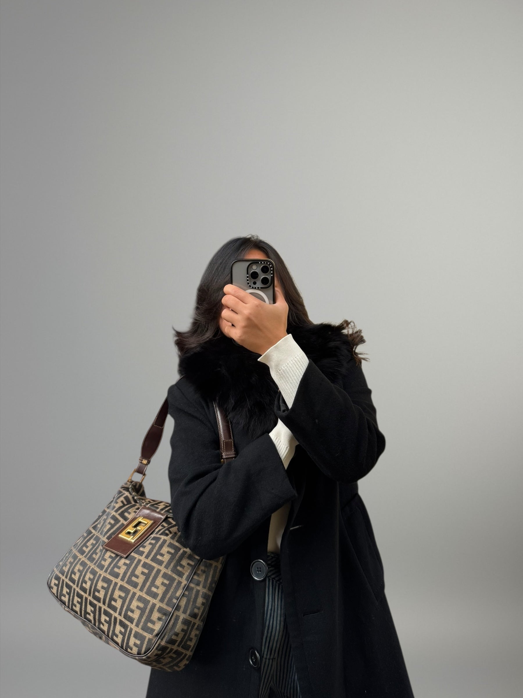 Fendi Zucca Shoulder Bag